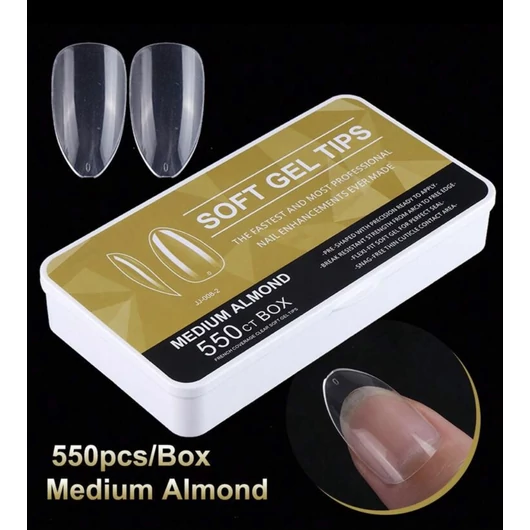 Soft Gel Tips - Medium Almond